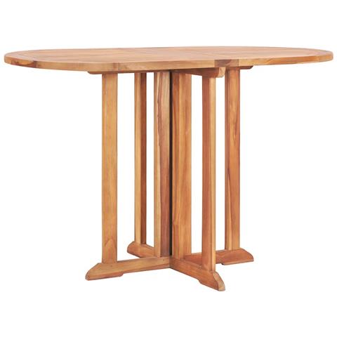 Lusso Casadino - Tavolo Pieghevole A Farfalla 120x70x75 Cm In Massello Di Teak - Foto 1