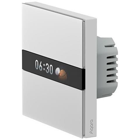 V1 Interruttore A Parete Con Schermo Lcd Personalizzabile, Bianco - Foto 1
