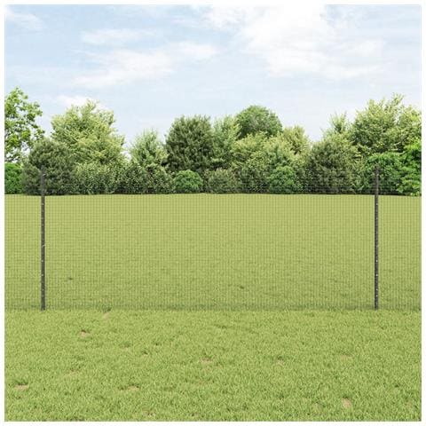 Set di Recinzioni da Giardino 2 Pezzi Grigio - Foto 2