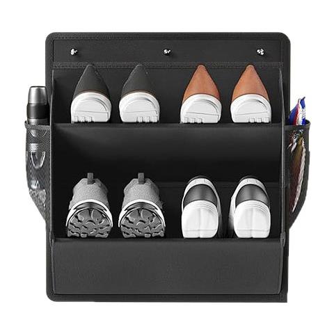 Organizzatore Da Parete Nero: Soluzione Salvaspazio Per Scarpe E Accessori - Foto 1