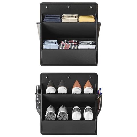Organizzatore Da Parete Nero: Soluzione Salvaspazio Per Scarpe E Accessori - Foto 2