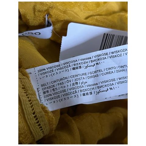 Tuta Da Donna A Bretelle Gamba Lunga Estiva Gialla M - Foto 6