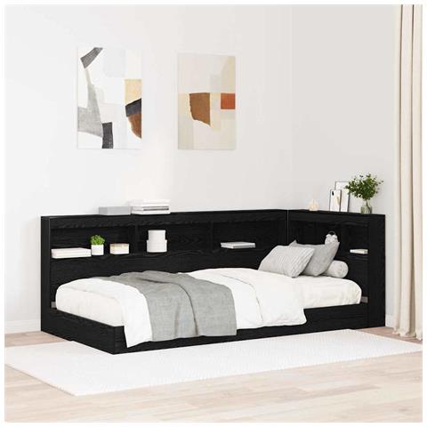 Testata contenitore Rovere nero 80 cm Legno multistrato - Foto 2