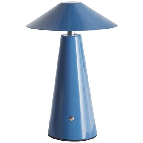 Lampada Da Tavolo Senza Fili A Led Apayao Con Dimmer Metallo Blu - Foto 2
