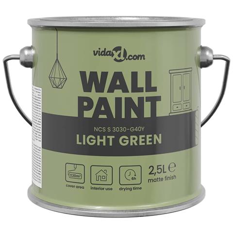 Pittura murale Verde chiaro 16.5 x 16.5 x 15.9 cm - Foto 1