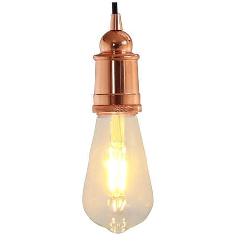 Portalampada 2 pz Oro Rosa E27 - Foto 2