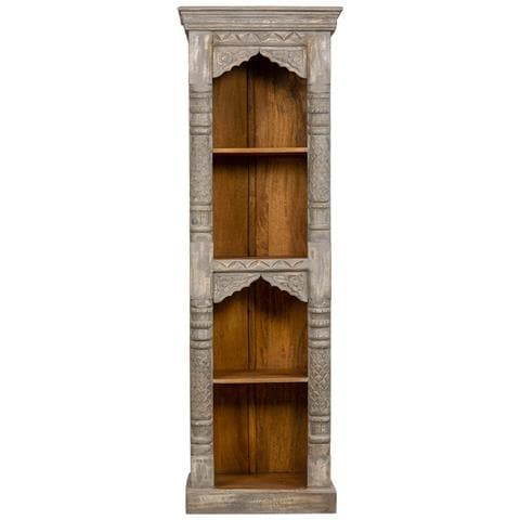 Scaffale In Legno Finitura Artigianale 57x37x180h Cm - Foto 2