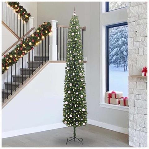 Albero di Natale artificiale con 300 LED Verde 300 cm - Foto 2