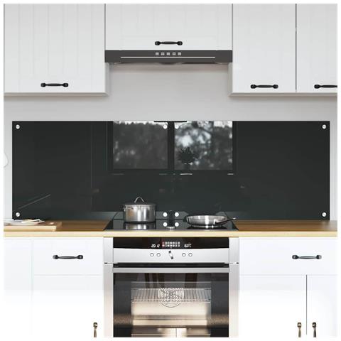 Rivestimento da Cucina 2 pcs Grigio scuro 80 x 50 cm - Foto 2