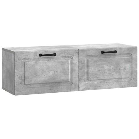 Mobile Porta TV da Muro Grigio Cemento 98 x 31 x 30 cm - Foto 1