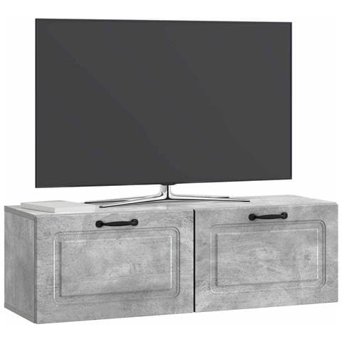 Mobile Porta TV da Muro Grigio Cemento 98 x 31 x 30 cm - Foto 2