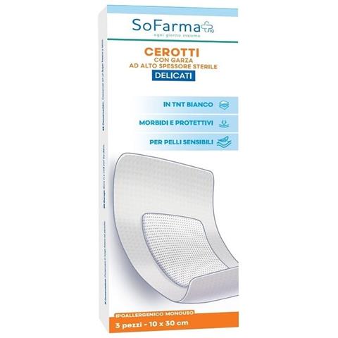 Cerotto Delicato Sofarma 10 X 20 cm 3 Pezzi - Foto 1
