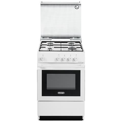 Cucina a Gas SGW 554 GN N 4 Fuochi Forno a Gas 50 x 50 Colore Bianco - Foto 1