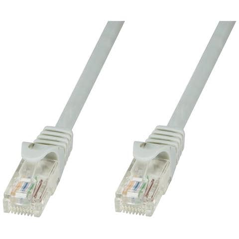 ICOC CCA5U-200T - Cavo di rete Patch in CCA Cat. 5E Grigio UTP 20m - Foto 1