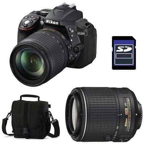 D5300 + 18-105 Vr + 55-200 Vr Ii Garanti 3 Ans + Sac + Sd 4go - Foto 1