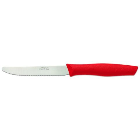 Serie Nova - Coltello Tavola - Lama Acciaio Inossidabile Nitrum 110 Mm - Manico Polipropilene Colore Rosso - Foto 1