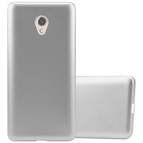 Custodia Compatibile Con Zte Blade V7 In Argento Metallico - Coperchio Protettivo In Silicone Tpu Flessibile - Foto 2