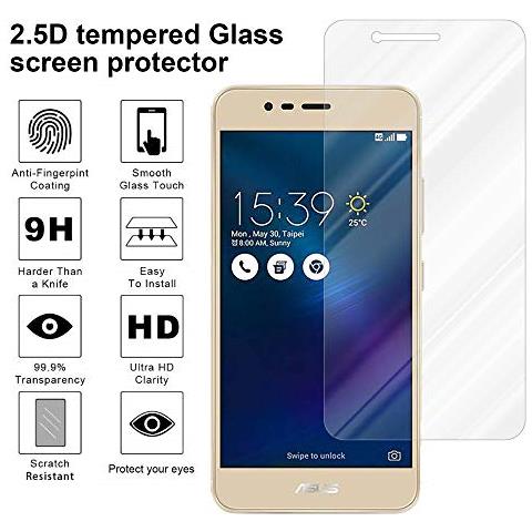 Pellicola Di Armatura Compatibile Con Asus Zenfone 3 Max (5,2 Zoll) In Elevata Trasparenza - Vetro Temperato (tempered) Di Protezione Del Display In Durezza 9h Con 3d Touch - Foto 2