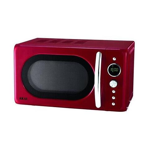 Forno A Microonde Con Grill MW203 Digitale 20 Litri 700 Watt Rosso - Foto 1