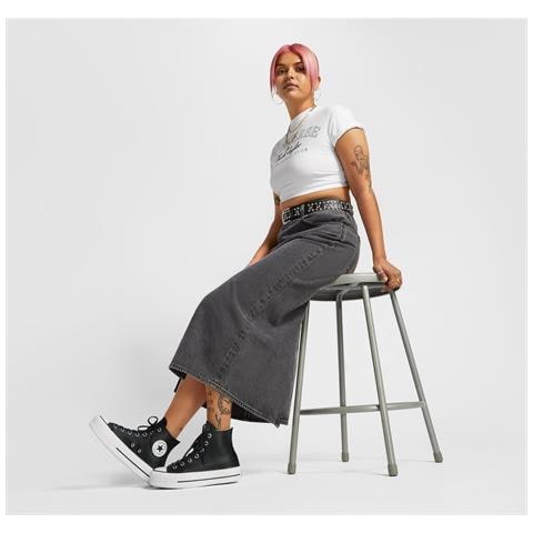 561675c Ct All Star Hi Platform Trainer In Black White For Women - Foto 16