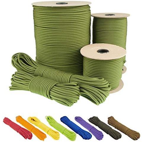 Paracord 550 Del Cavo Dei Paracadute Tipo Iii Mil-spec 7 Fili Survival (moss 30 M) - Foto 1