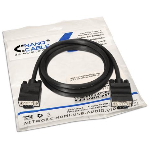 10.15.1302, VGA (D-Sub) , VGA (D-Sub) , Maschio, Maschio, Nero, 2048 x 1536 Pixel - Foto 2