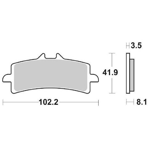 Pastiglie Freno Anteriore 841hs - Foto 1