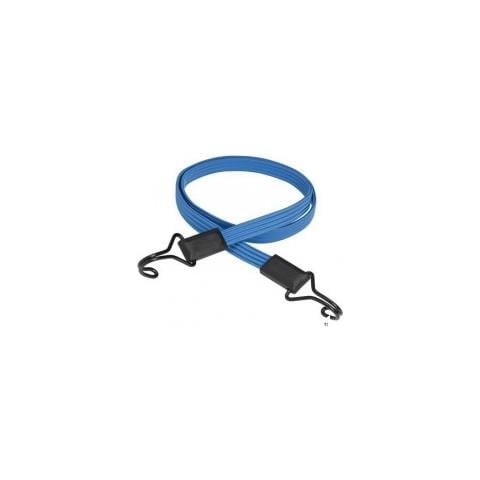 Flat Bungee 120cm Doppio Gancio Blu - Foto 1