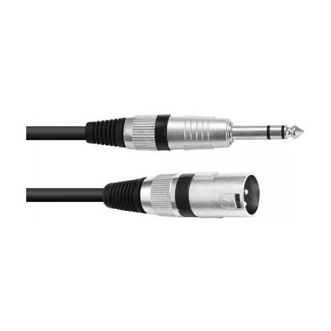 Adaptercable Xlr (m) /jack Stereo 5m Bk - Foto 1