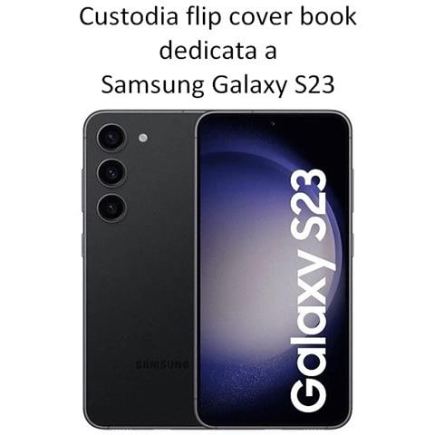 Custodia A Libro Book Case Per Samsung Galaxy S23 S911 Red-navy - Foto 2