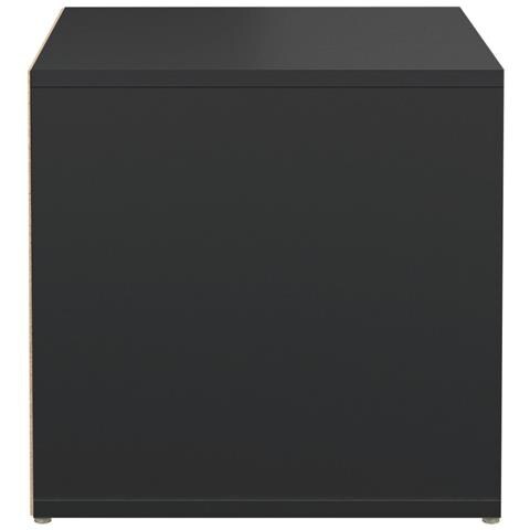 Cassetto Contenitore Nero 40,5x40x40 Cm In Legno Multistrato - Foto 2