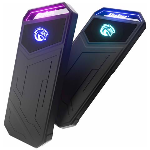 SSD 512 MB RGB Nvme Interfaccia Pcie Esterno Usb 3.2 G2 Usb-c Cablato Mini Piccolo - Foto 5