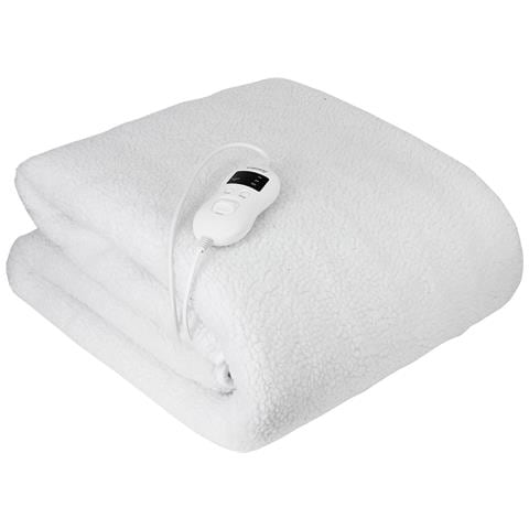 Briebe Eb1132 Scaldaletto Elettrico 160 X 100 Cm,8 Livelli Di Temperatura, Lavabile 60w Bianco - Foto 1