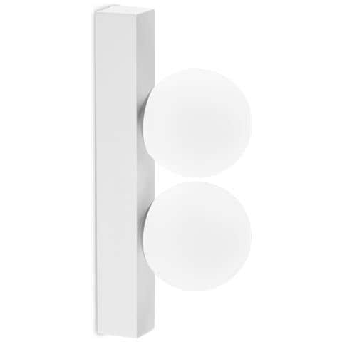 Applique Da Parete Contemporanea Ping Pong Metallo Bianco Led 6w 3000k Ip20 - Foto 1