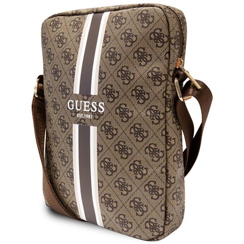 Borsa Porta Pc 10'' Stripe 4g, Marrone - Foto 2
