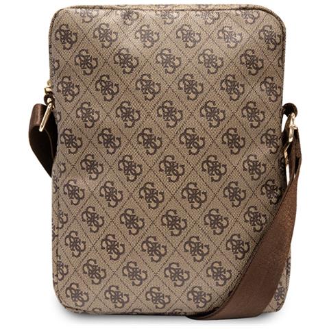 Borsa Porta Pc 10'' Stripe 4g, Marrone - Foto 3