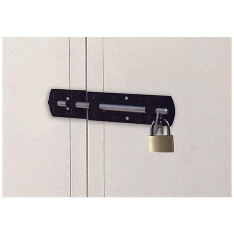 Casetta Da Giardino In Pvc Addossata Doppia Porta Garofalo Urban 100 - Foto 2