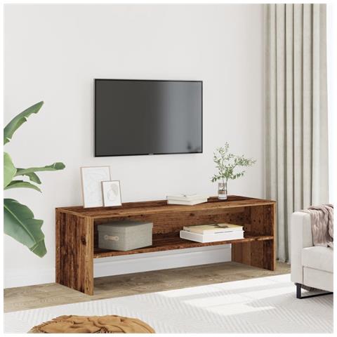 Mobile Porta Tv Legno Vecchio 120x40x40 Cm In Truciolato - Foto 1