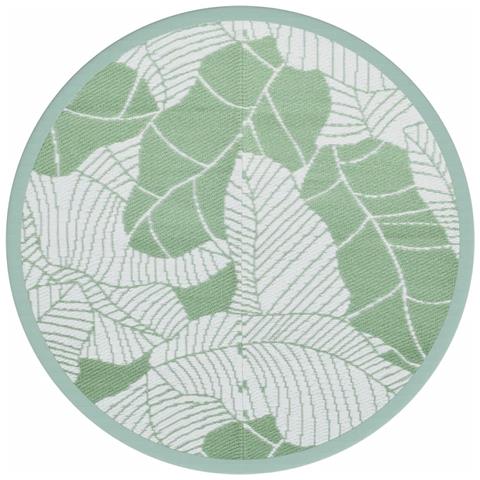 Tappeto Da Esterno Verde 160 Cm In Pp - Foto 2