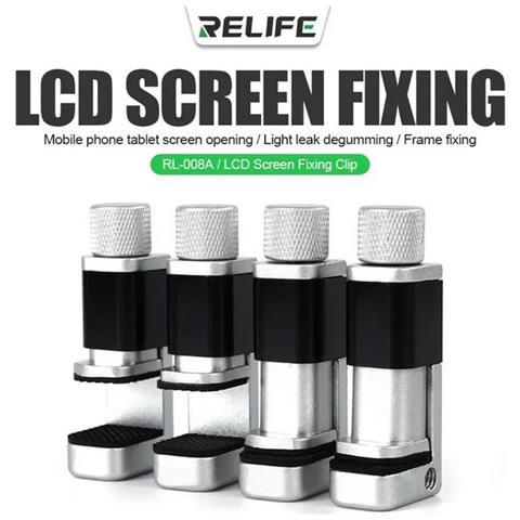 4x Relife Lcd Screen Clip Fix Tools Rl-008a Morsetto Per Fissaggio Display Professionale - Foto 1