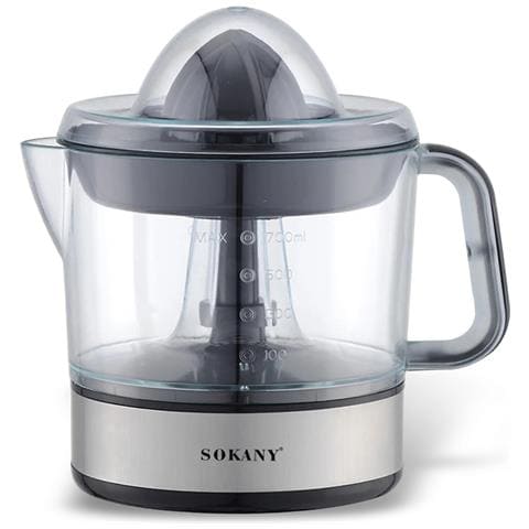 Spremiagrumi Elettrico Trasparente 700ml, Rotazione Doppio Senso, 45w. - Foto 1