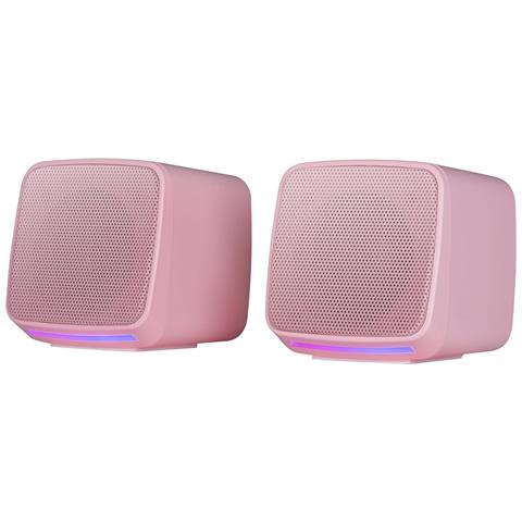 Marsgaming Ms-pro, 10w, Rgb Flow, Jack 3.5mm,  Pc/mac/smartphone/tablet, Rosa - Foto 1