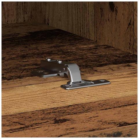 Mobile TV a parete  in legno antico 100x30x30 cm in legno ingegnerizzato - Foto 9