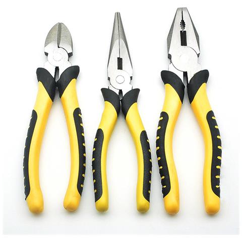 Set Di Pinze Industriali Da 6 Pollici: Acciaio Ad Alto Tenore Di Carbonio, Multicolore, Utensili Manuali Versatili - Foto 1