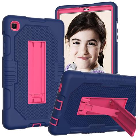 Custodia Per Samsung Galaxy Tab A7 Lite 8.7"" Armored Con Supporto Blu Navy - Foto 1