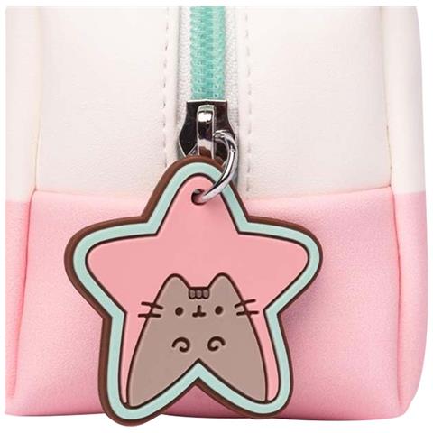 Trousse Per Il Trucco In Silicone Morbido E Resistente, Bianco / Rosa - Foto 5