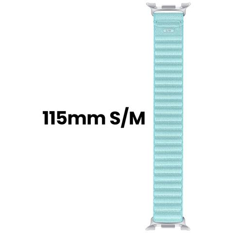 Cinturino Per Galaxy Watch 20mm Taglia S/m 115mm Collezione Comfort, Verde Acqua - Foto 4