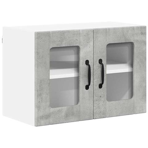 Mobile da cucina con lo scaffale Grigio cemento 60 x 31 x 40 cm - Foto 1