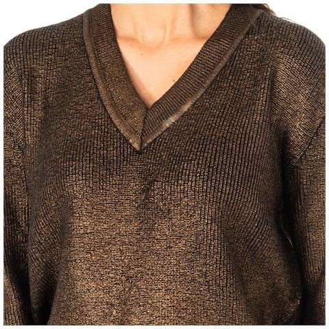 Maglia Da Donna Scollo A V Manica Lunga Kws005 - Foto 3