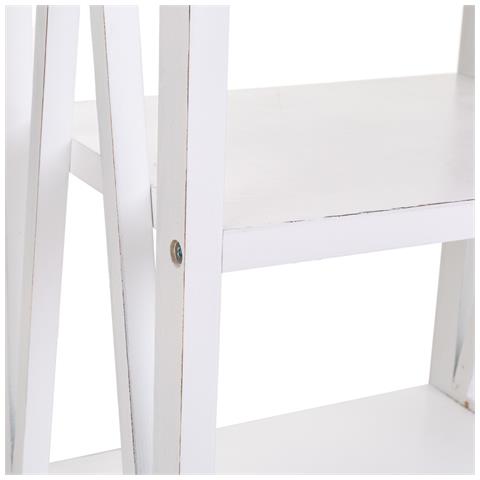 Scaffale In Legno Bianco 40x30x60h - Foto 6
